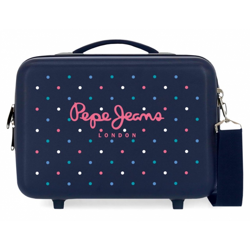 JOUMMA BAGS - PEPE JEANS Molly, ABS Cestovní kosmetický kufřík, 21x29x15cm, 9L, 6063921
