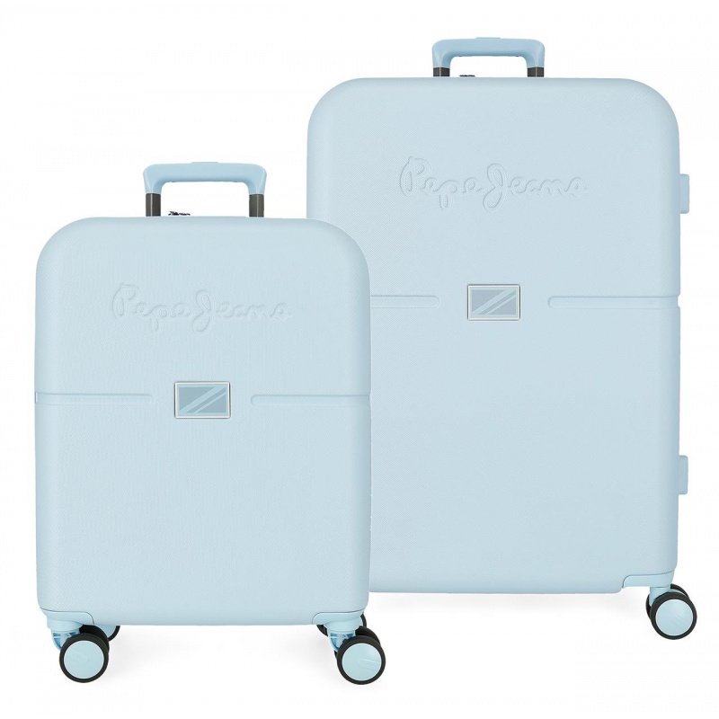 JOUMMA BAGS - Sada luxusních ABS cestovních kufrů 70cm/55cm PEPE JEANS ACCENT Azul, 7699534