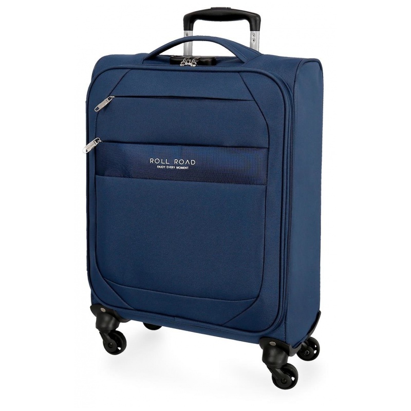JOUMMA BAGS - Textilní cestovní kufr ROLL ROAD ROYCE Blue / Modrý, 55x40x20cm, 39L, 5019123 (small)