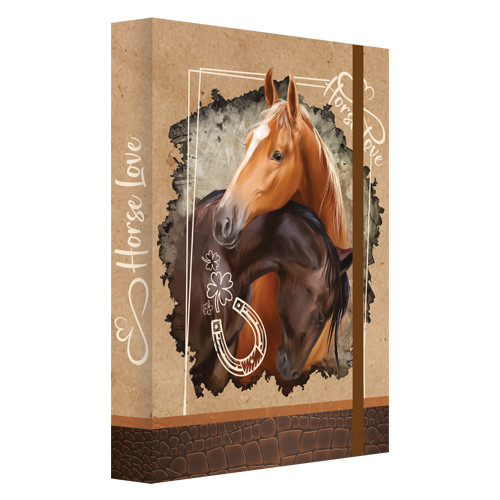 JUNIOR - Box na zošity A4 Jumbo Horse Love