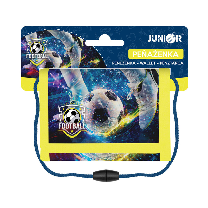 JUNIOR - Dětská textilní peněženka S7 - Football