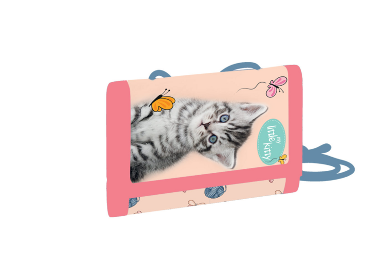 KARTON PP - Dětská textilní peněženka kočka
