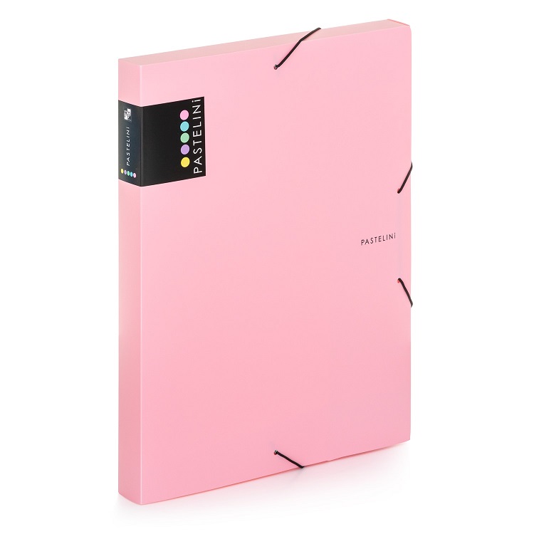 KARTON PP - Pastelini Box na spisy A4 růžový