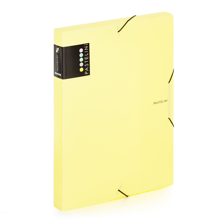 KARTON PP - Pastelini Box na spisy A4 žlutý