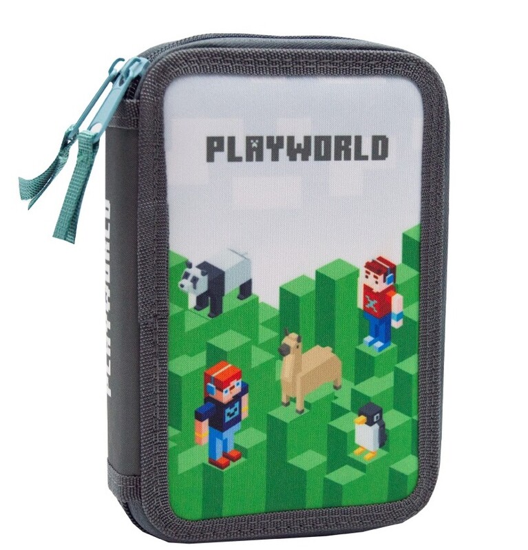 KARTON PP - Penál 2-patrový Playworld