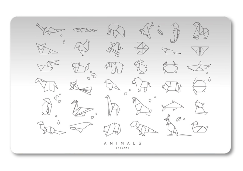KARTON PP - Podložka na stůl PP 60x45cm Origami animals
