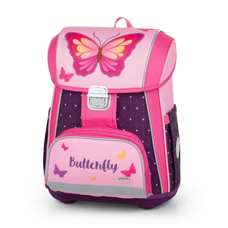 KARTON PP - Školní batoh PREMIUM Motýl