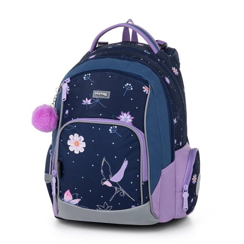 KARTON PP - Školní batoh OXY GO Květiny