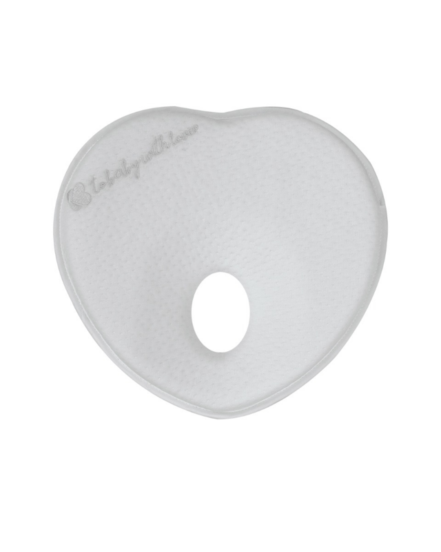 KIKKABOO - Ergonomický polštářek z paměťové pěny Heart Airknit Grey