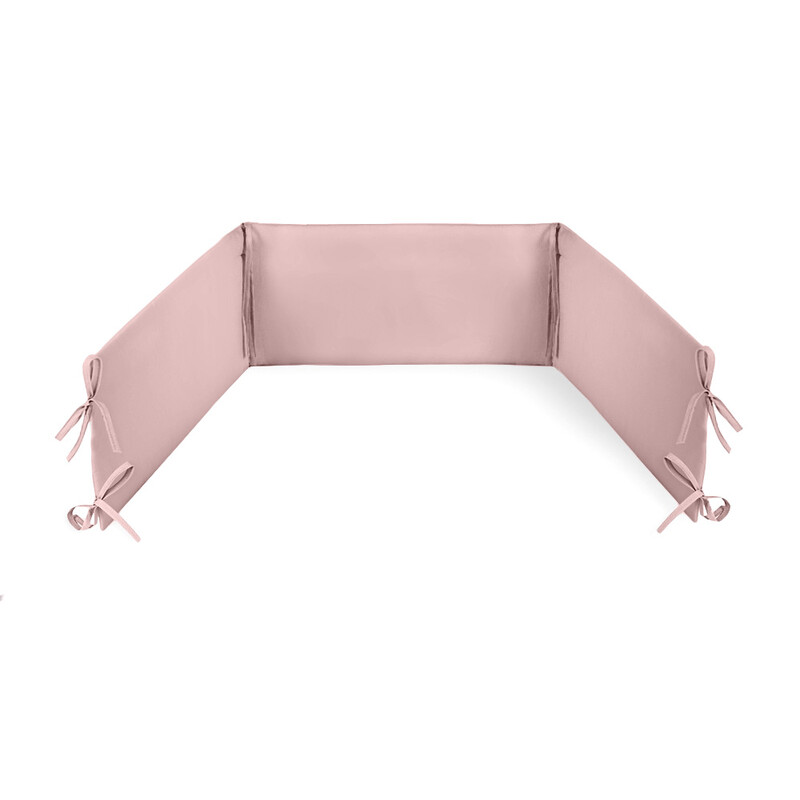 KLUPS - Mantinel ochranný do postýlky dirty pink 180x30 cm