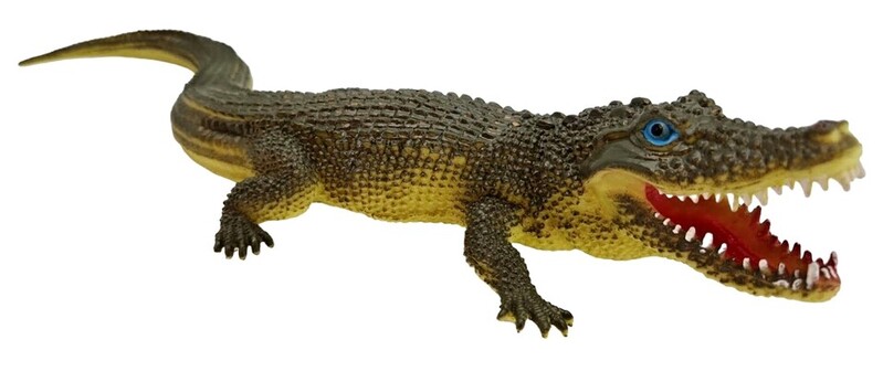 LAMPS - Krokodýl 30cm zelený