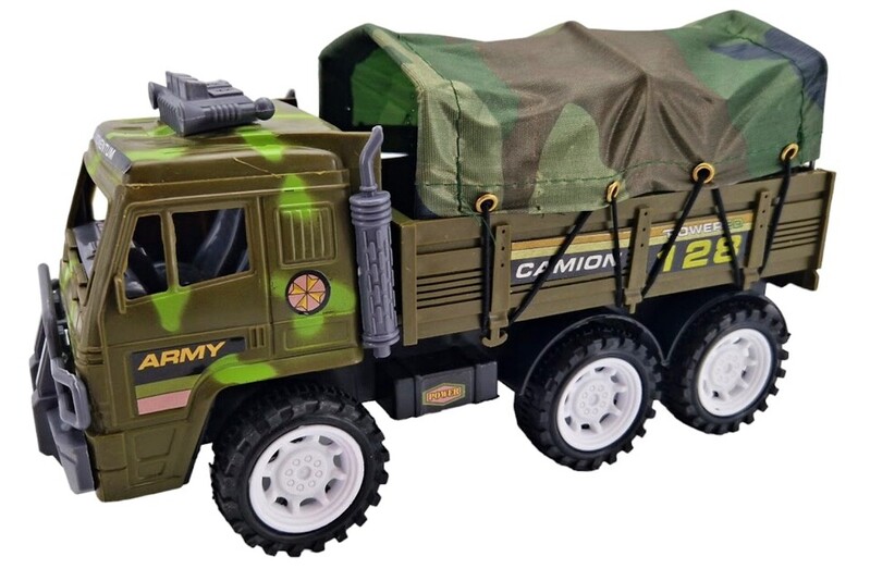 LAMPS - Vojenské nákladní vozidlo s korbou a prostěradlem 22cm