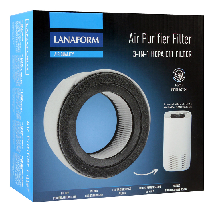 LANAFORM - Air Purifier HEPA E11 filtr 3-v-1