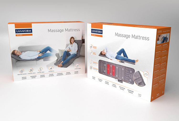 LANAFORM - Massage Matress masážní podložka s ohřevem