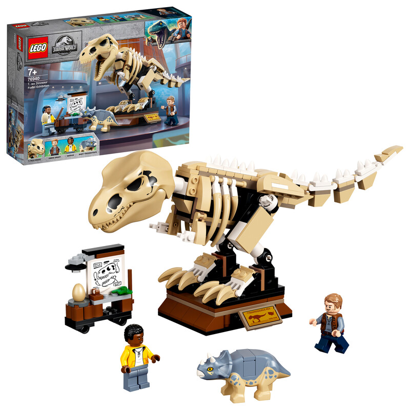 LEGO - 76940 Jurassic World ™ Výstava fosílií T-rexe