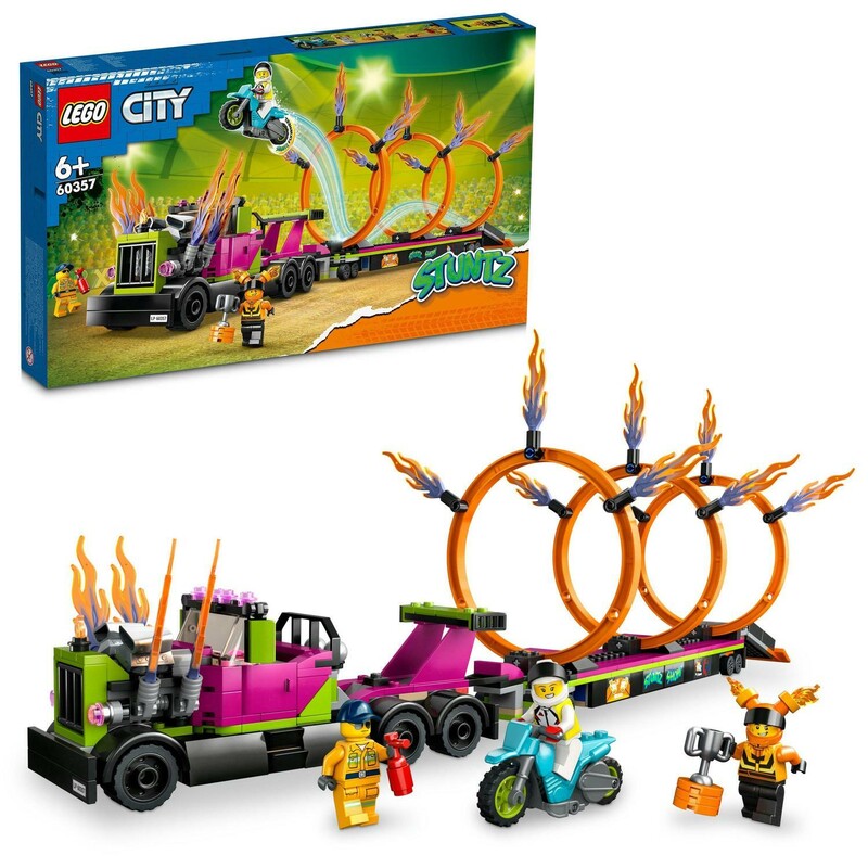 LEGO - City 60357 Tahač s ohnivými kruhy