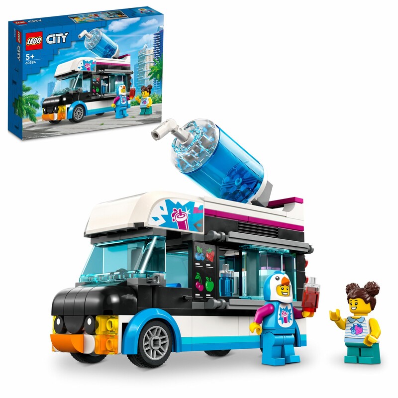 LEGO - City 60384 Tučňáčí dodávka s ledovou tříští