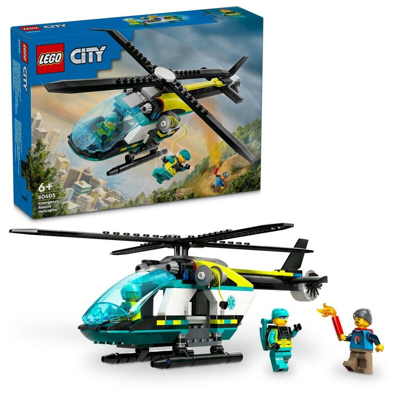 LEGO - City 60405 Záchranářská helikoptéra