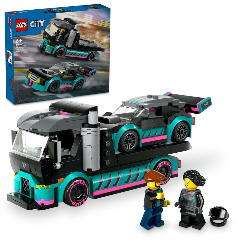 LEGO - City 60406 Kamion se závodním autem