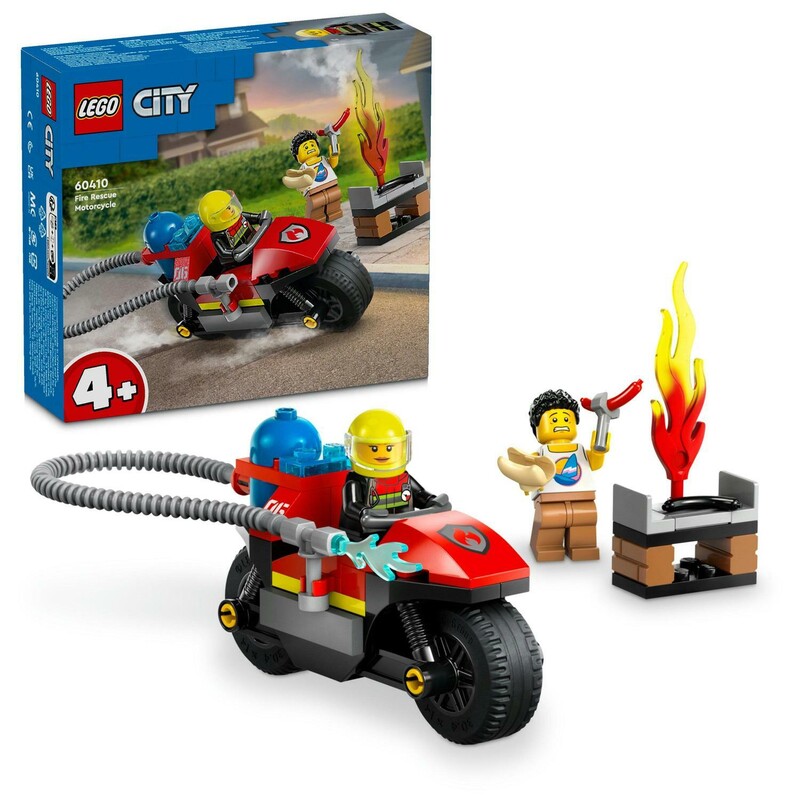 LEGO - City 60410 Hasičská záchranářská motorka