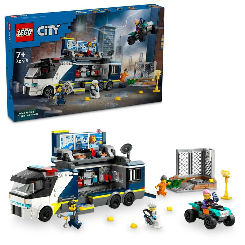 LEGO - City 60418 Mobilní kriminalistická laboratoř policistů