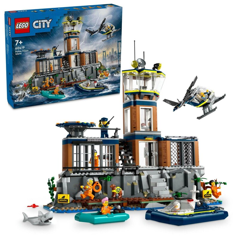 LEGO - City 60419 Policie a vězení na ostrově