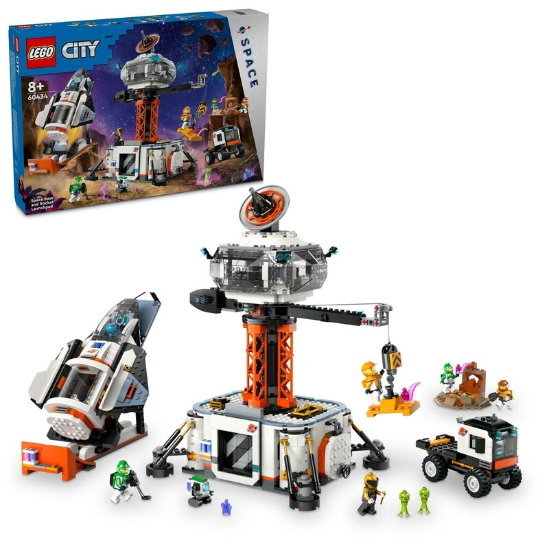 LEGO - City 60434 Vesmírná základna a startovací plošina pro raketu