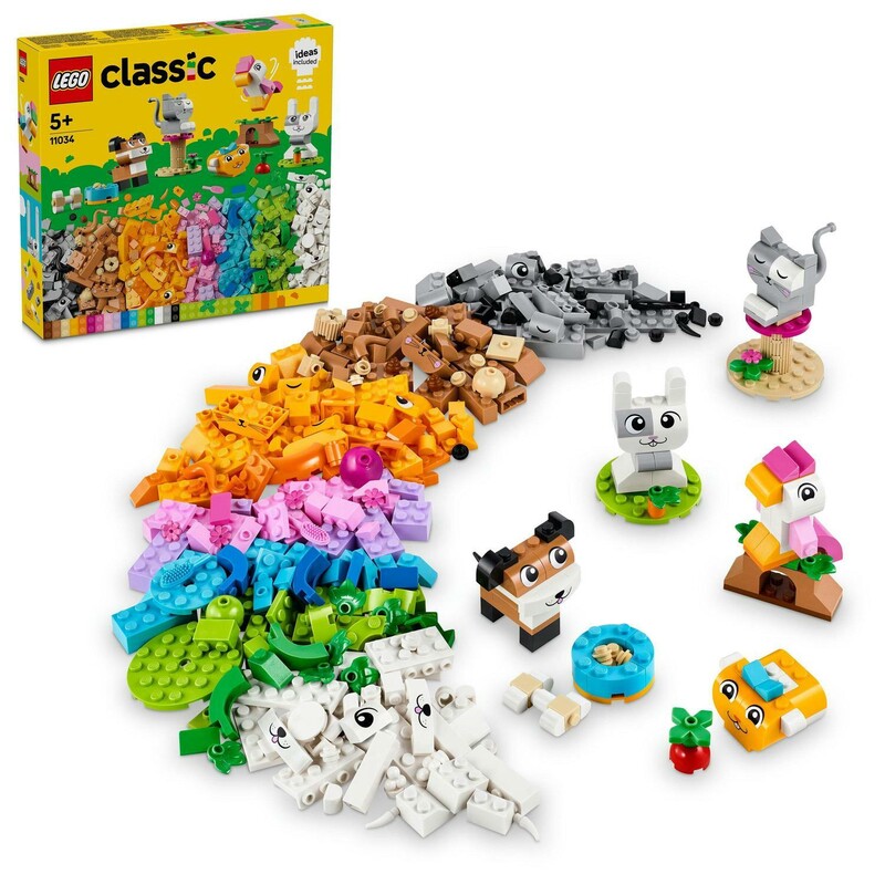 LEGO - Classic 11034 Tvůrčí domácí zvířátka
