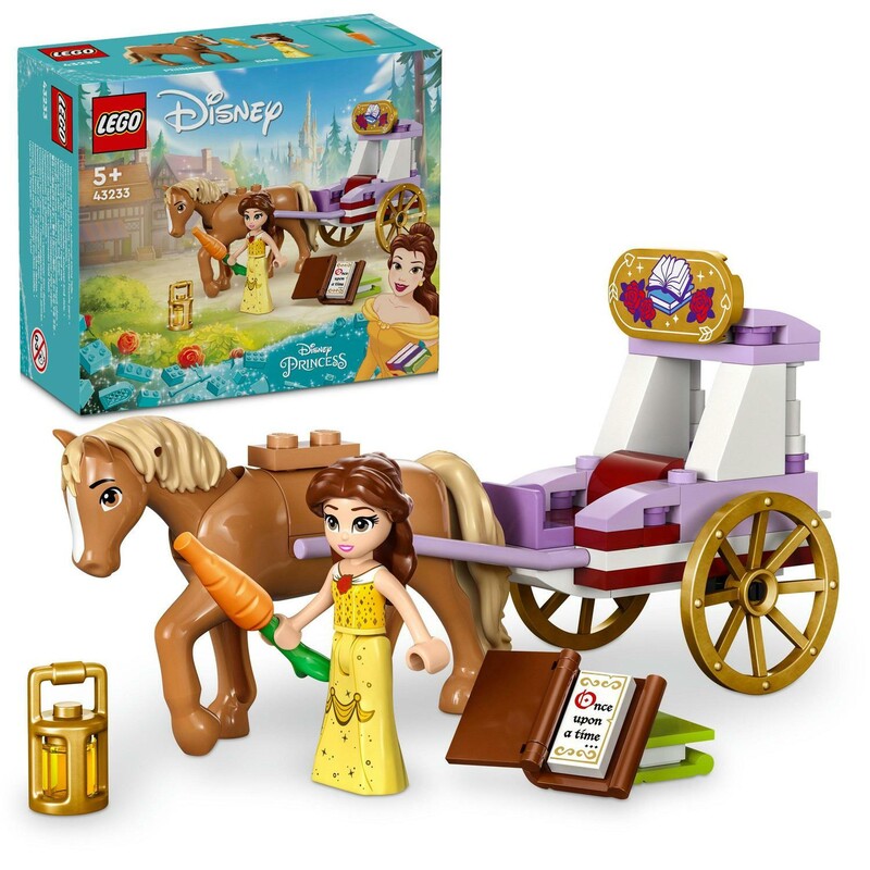 LEGO - Disney Princess 43233 Kráska a pohádkový kočár s koníkem