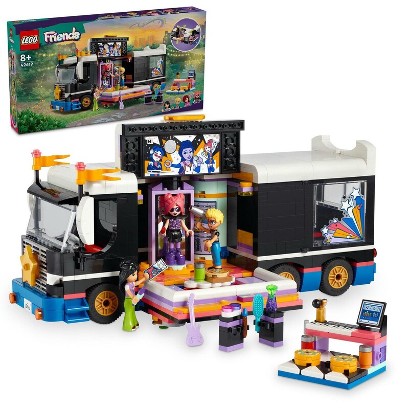 LEGO - Friends 42619 Autobus pro turné popových hvězd