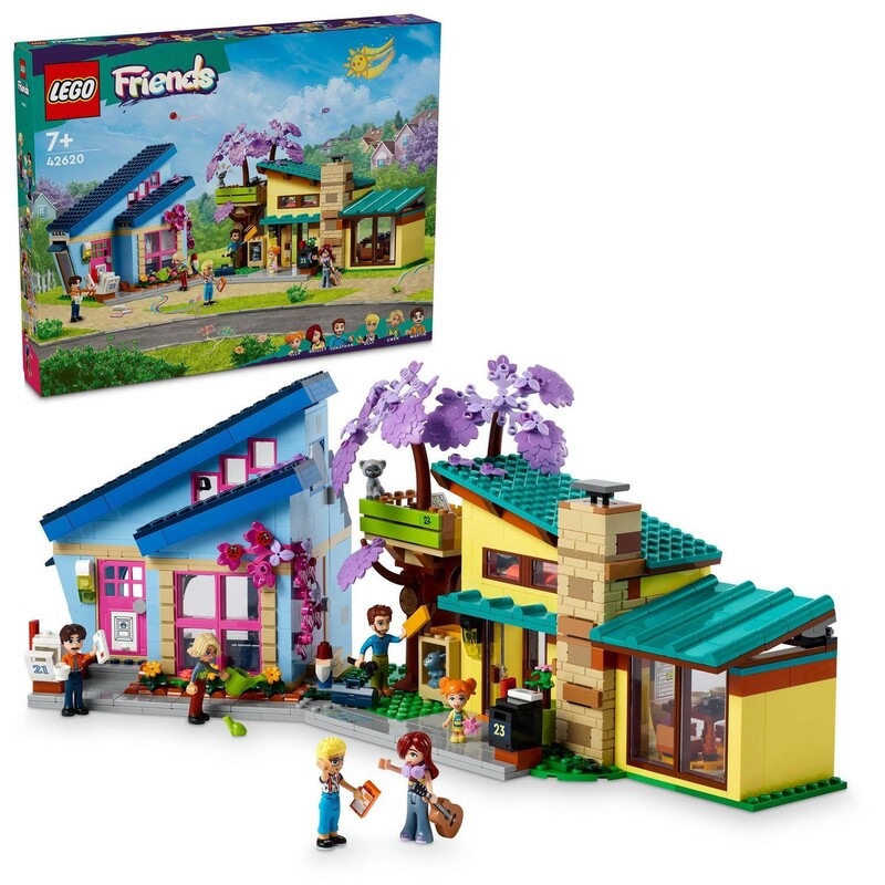 LEGO - Friends 42620 Rodinné domy Ollyho a Paisley