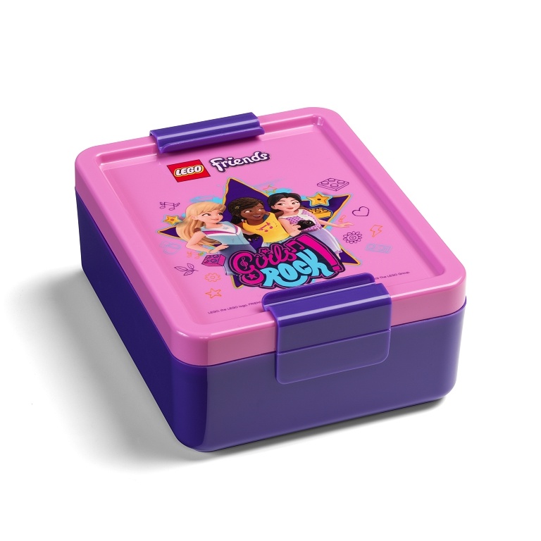 LEGO LUNCH - Friends Girls Rock box na svačinu - fialová
