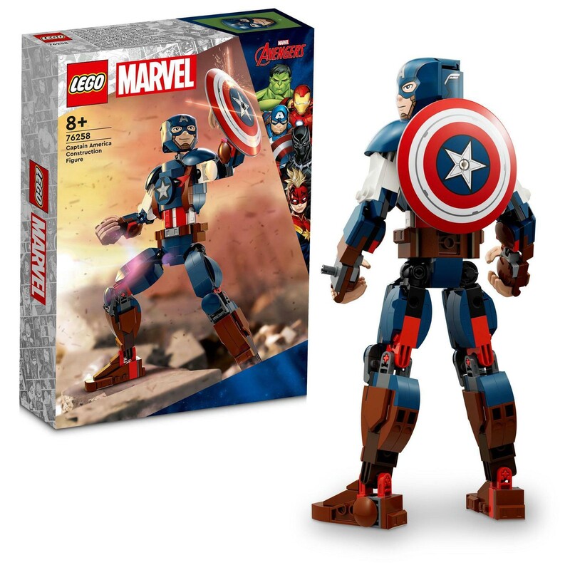 LEGO - Marvel 76258 Sestavitelná figurka: Captain America