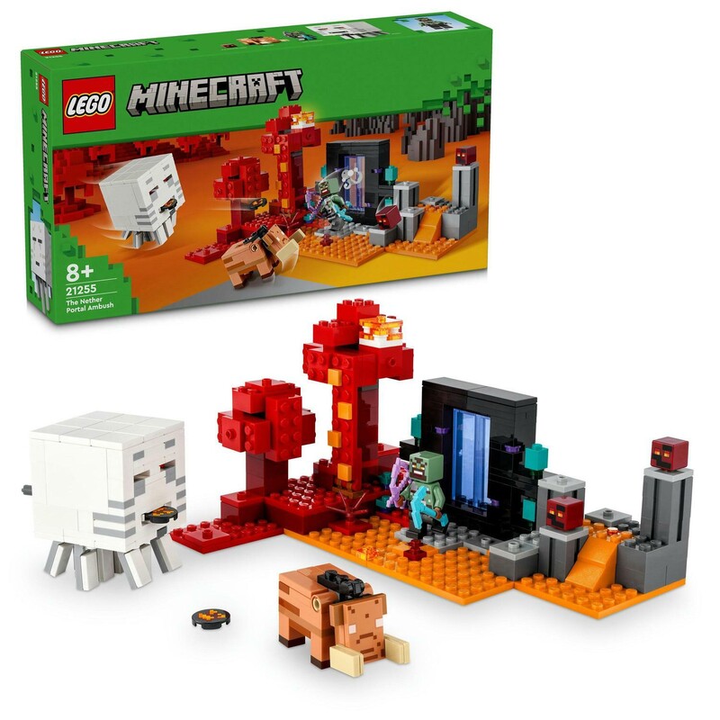 LEGO - Minecraft 21255 Přepadení portálu do Netheru