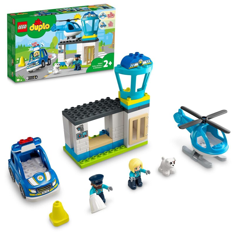 LEGO - Policejní stanice a vrtulník