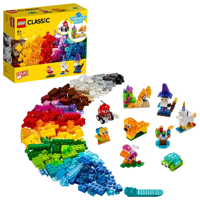 LEGO - Průhledné kreativní kostky