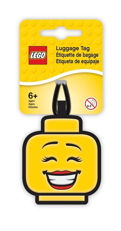 LEGO STATIONERY - Iconic Jmenovka na zavazadlo - hlava dívky