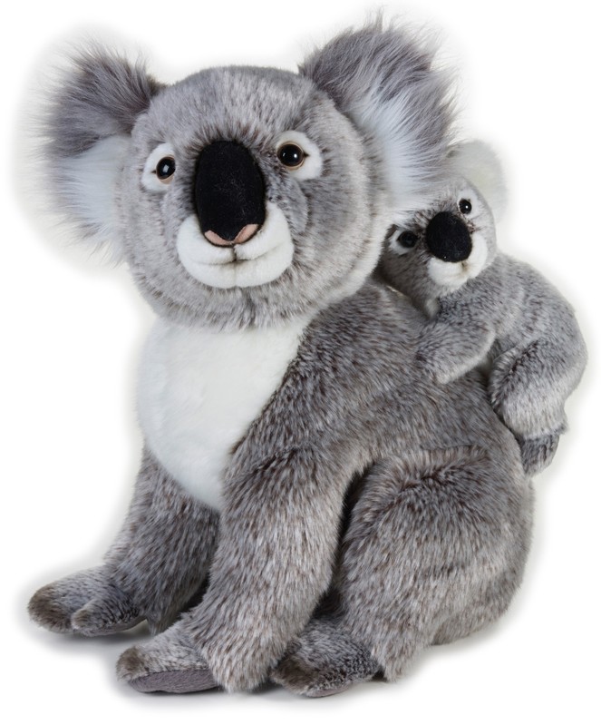 LELLY - National Geografic Zvířátka z Austrálie 770761 Koala s mláďátkem - 37 cm