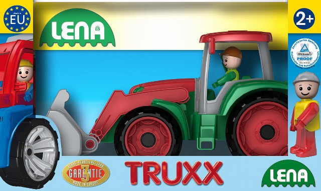 LENA - Truxx Traktor v okrasné Krabici