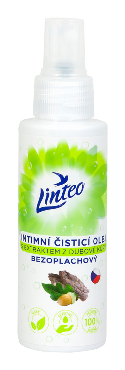 LINTEO - Intimní čistící olej z dubové kůry 100ml