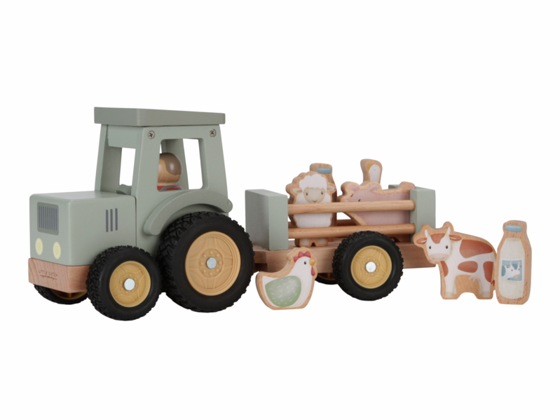 LITTLE DUTCH - Traktor s přívěsem Farma