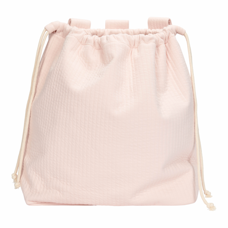 LITTLE DUTCH - Závěsná taška na hračky Pure Soft Pink