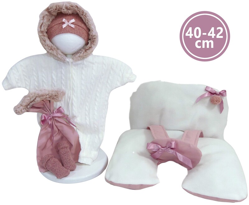 LLORENS - M740-78 obleček pro panenku miminko NEW BORN velikosti 40-42 cm