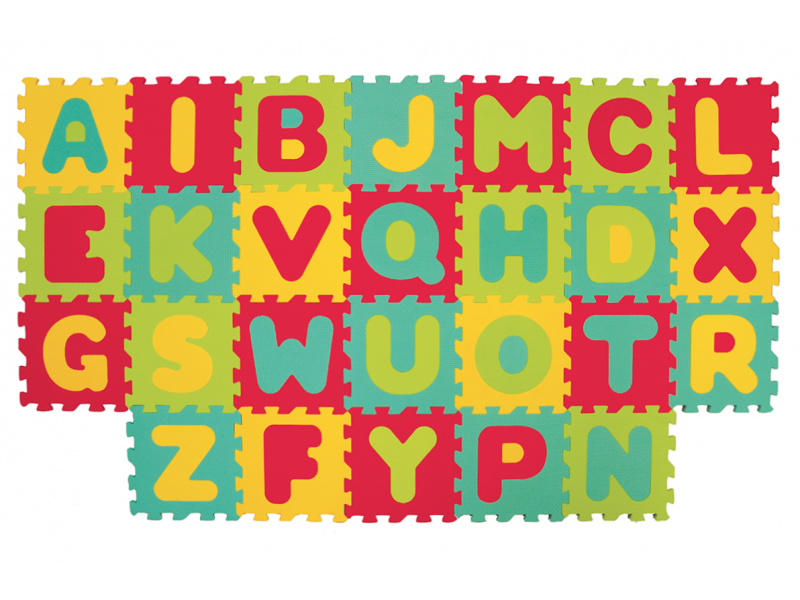 LUDI - Puzzle pěnové 199x115 cm písmene