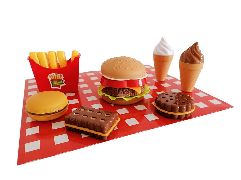 MAC TOYS - Sada potravin fast food