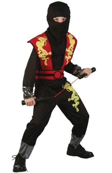 MADE - Karnevalový kostým - Ninja, 120-130 cm