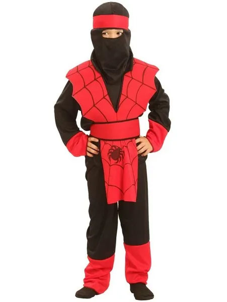 MADE - Karnevalový kostým - Ninja pavouk, 110-120 cm