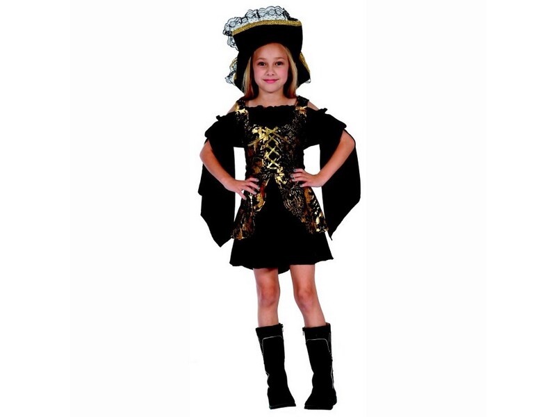 MADE - Karnevalový kostým - Pirátka, 110 - 120 cm