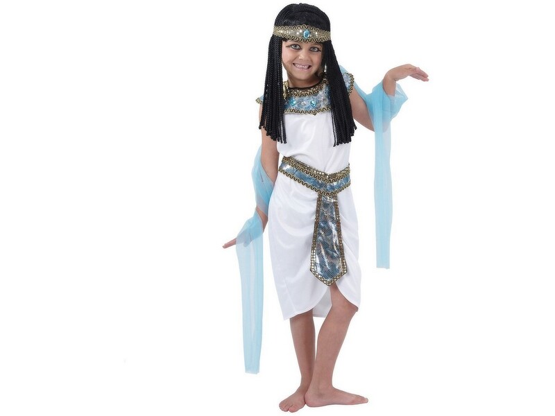 MADE - Kostým na karneval Egyptská královna, 110-120cm