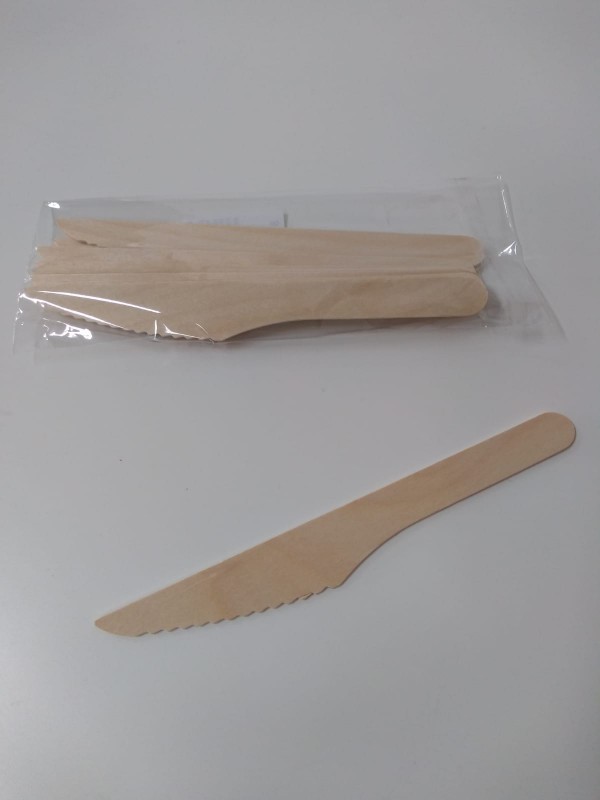 MAKRO - Dřevěný nůž 10 ks / 16,5cm /
